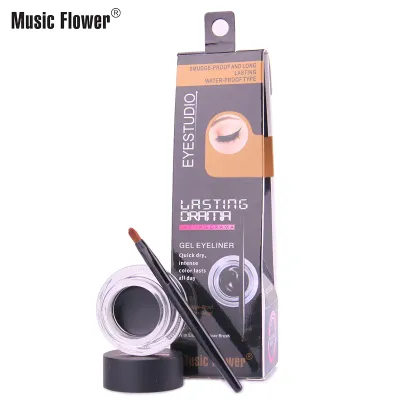 Music Flower Black  gel Eyeliner 